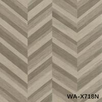 Arrow Grain Engineered Wood Veneer 2500-3100 MM Dimensão alongada para painéis de parede WA-X718N