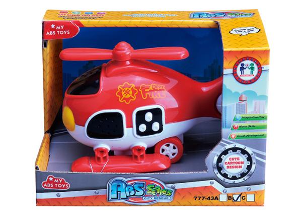 Light And Sound Rescue Fire Truck Ambulance Baby Girl Toys Red Blue 8  Helicopter