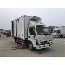 5 Tons JAC Refrigerated Truck , 4x2 Freezer Box Truck 4030*2080*2000mm