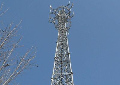 Outside Cell Phone Signal Tower , Telecommunication Self Supporting Lattice Tower