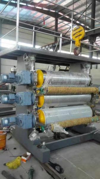 PVC Coil Door Mat Manufacturing Machine , Door Mat Bonding Machine SGS Compliant