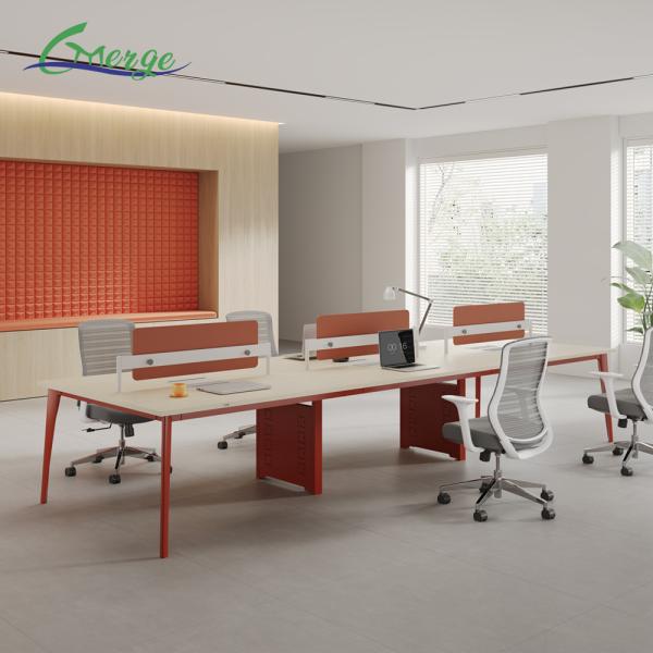 Productive Metal Open Space Workstation of Office with Customizable Compartment Options