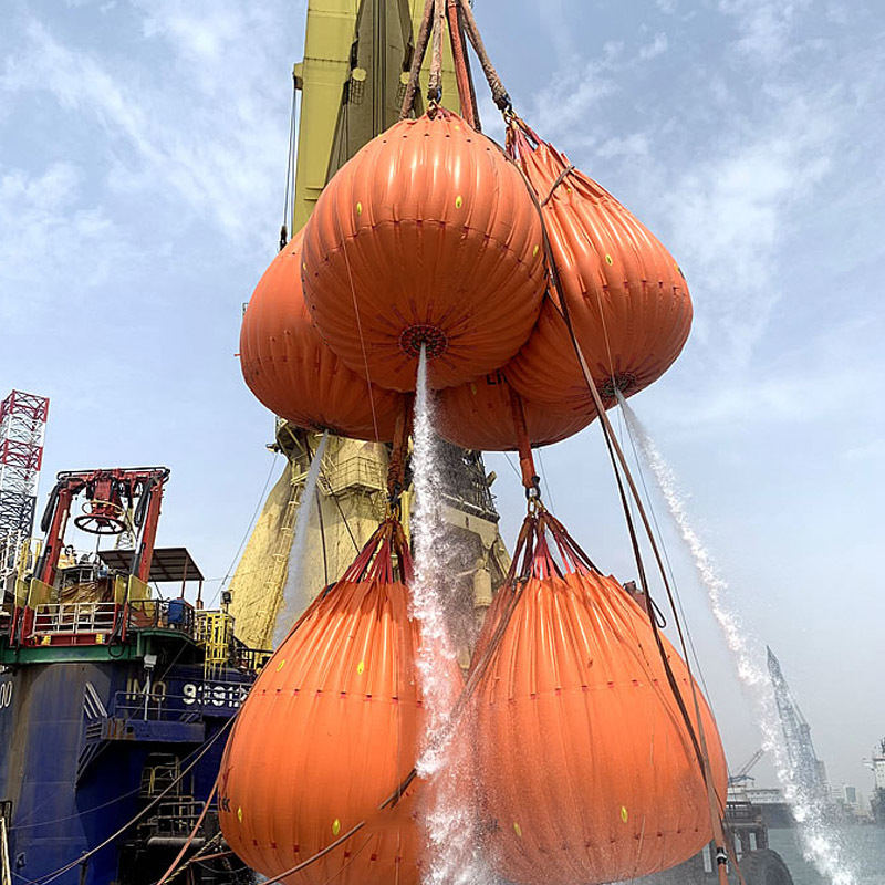Load Testing Water Bags with Leak Proof Welded Seams for Rapid On Site Fill Drain Without Solid Weights