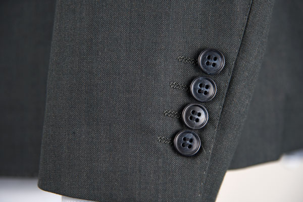 Slim Fit Mens 2 Piece Suit Breathable Adults Gentleman Grey Whit Elastic