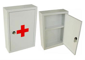 Случай ящика металла шкафов хранения скорой медицинской помощи отсека медицинский непредвиденный медицинский медицинский
