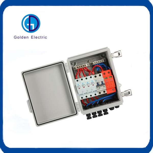 Solar Energy 2 String PV Combiner Box Waterproof IP65 Streamlined Installation