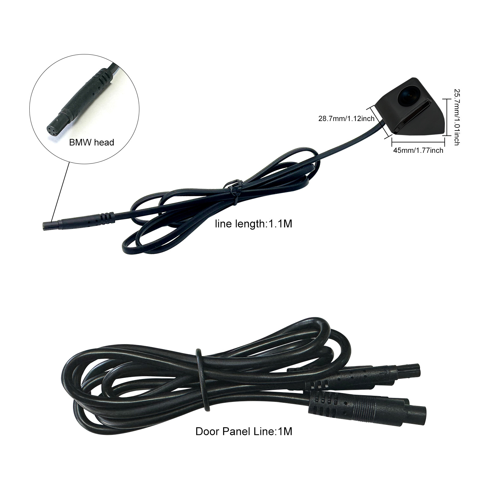 5 Inch 1080P Car Monitor, Waterproof Backup Parking Camera 12V Reversing Image for Universal   Honda Civic Car OEM