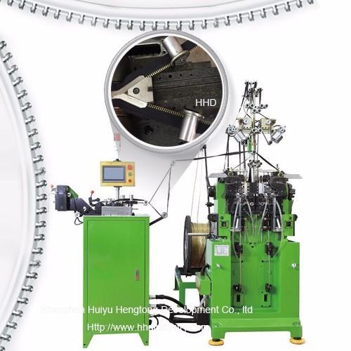 High Speed Double Side Y Type Metal Zipper Teeth Moulding Machine