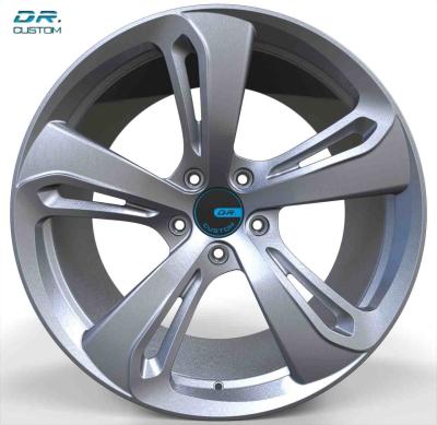 ODM Gloss Sliver Monoblock Forged Wheels 6061 T6 Alloy Three Piece
