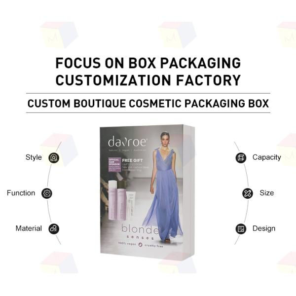 Wholesale Rigid Cardboard Paper Packaging Cosmetics Gift Box Magnetic Closure With Insert