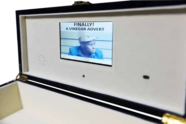 Подарочная коробка Autoplay LCD двойной палуба видео- с лоснистым слоением