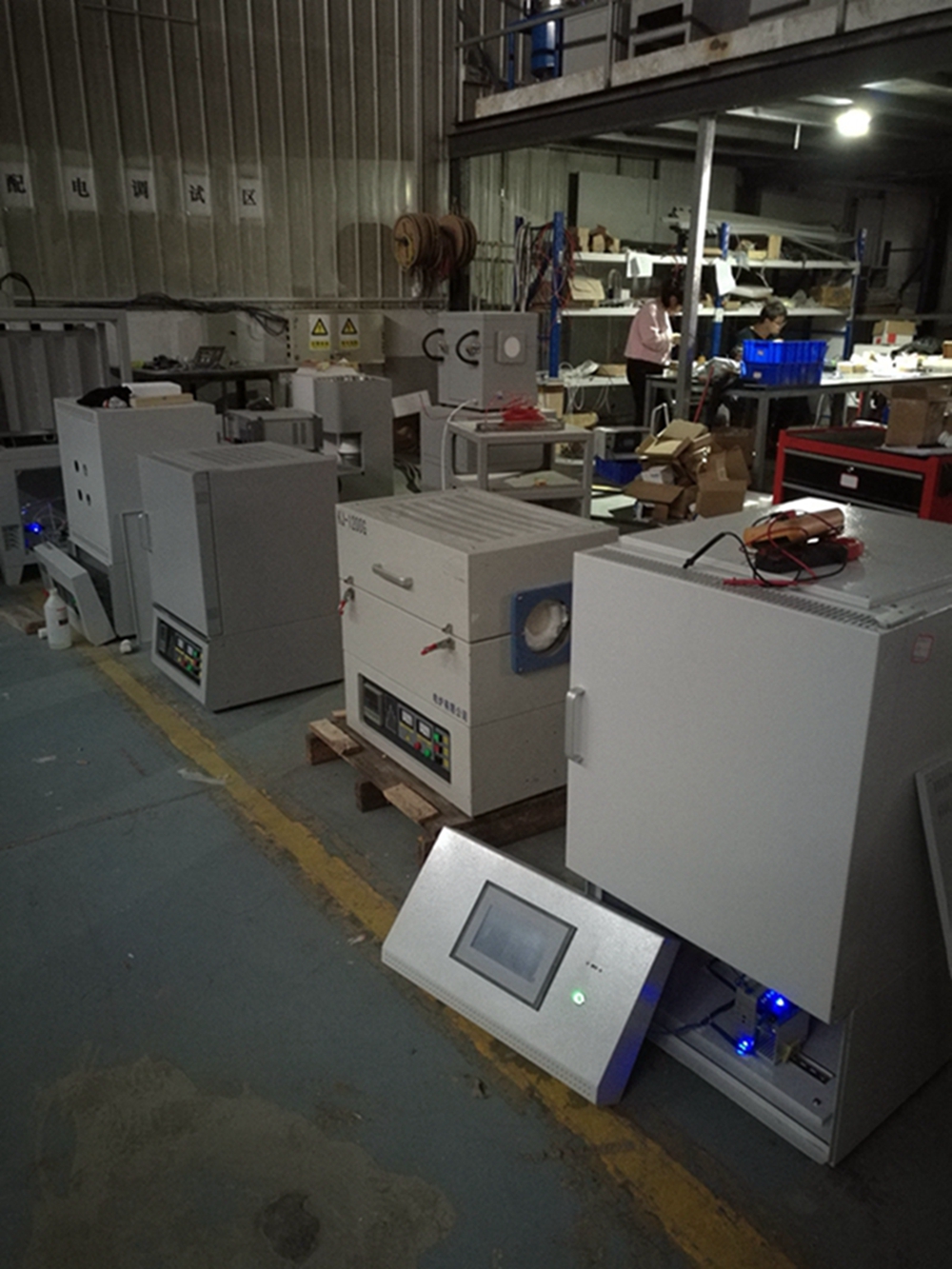 Печь фарфора AC110V 1.5kw зубоврачебная с нижней нагружая керамической печью