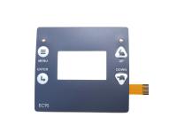 Interruptor de teclado de membrana de flexibilidade à prova de ultravioleta para controlador externo