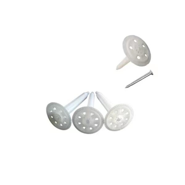 Building Construction Material Fixing Steel Insulation Nails with Plastic Washer