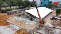 Serie M Elegante Tienda de Arco Superior Curvado Para Eventos y Reuniones Estilizadas