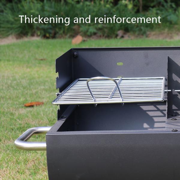 Easy Assembly Double Layer Charcoal Grill for Home Outdoor Barbecues Camping Traveling