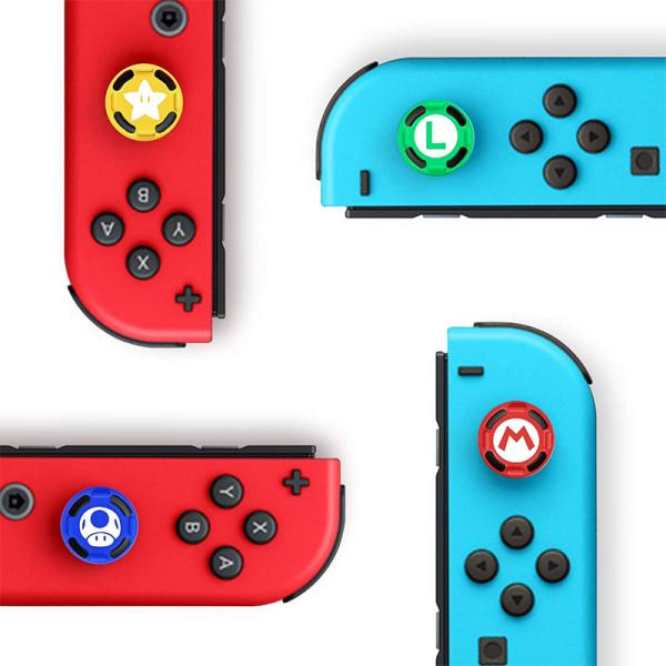 HOXC Factory Wholesale High Quality Soft Silicone Joystick Protective Printing Thumbstick Cover For Nintendo Switch Controller