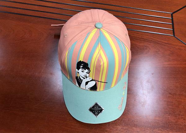 Casquette de baseball colorée d'étoile de femmes d'Adujustable des hommes 5 d'impression en soie unisexe de panneaux
