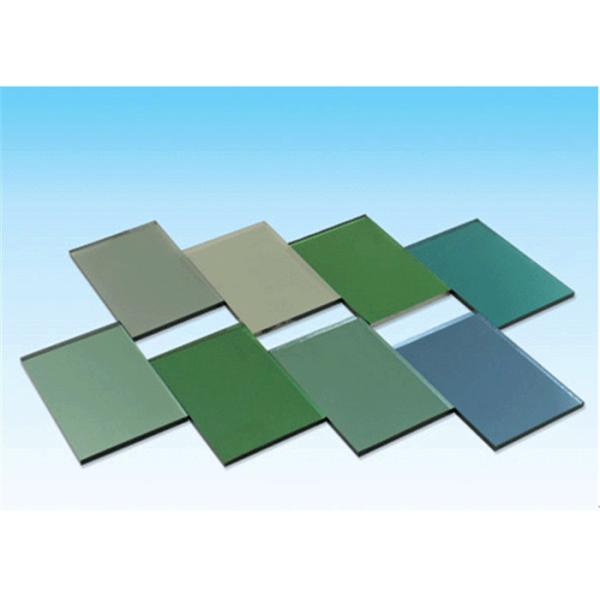 High Transmittance Gold Reflective Glass , Silver Reflective Glass For Green House