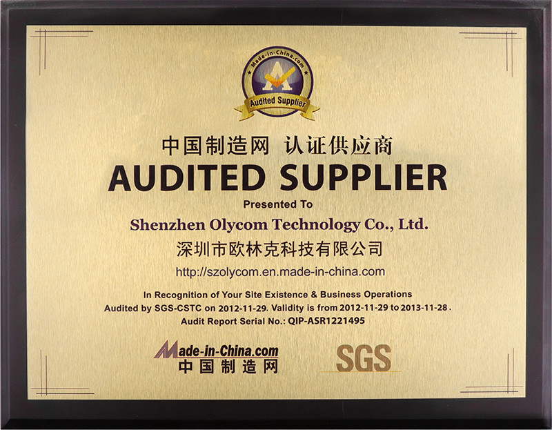 Shenzhen Olycom Technology Co., Ltd. Сертификации