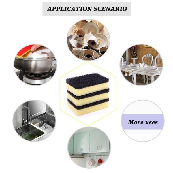 Sustainable Scrub Pads For Dishes Kitchen Scrub Pads Powerful Cleaning Odor Resistant