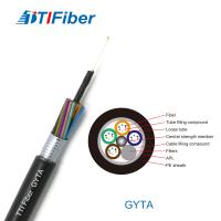 Cabo de fibra óptica monomodo GYTA G652D blindado 700M ao ar livre