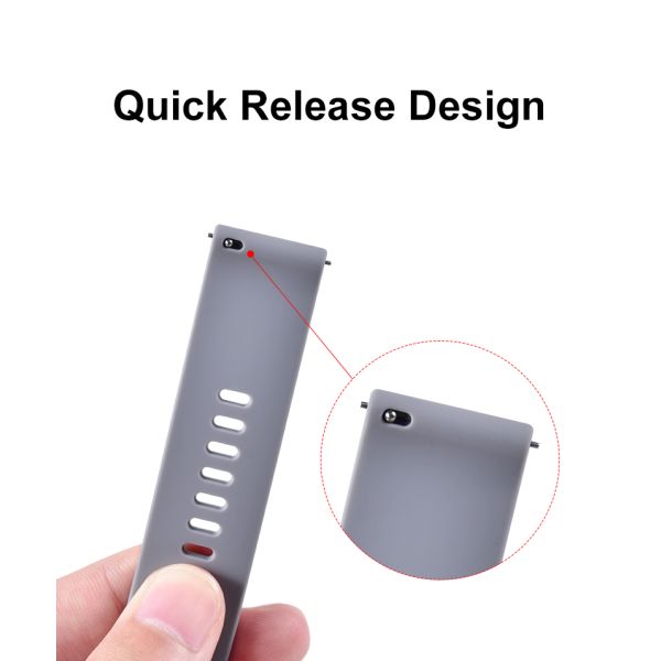 Silicone Watch Bands For Smartwatches · Stainless Steel Buckle - Customizable Colors | Made In China By SHX