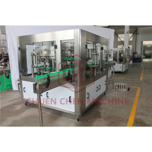 Counter Pressure Juice Beverage Filling Line Commercial Beer Canning Equipment