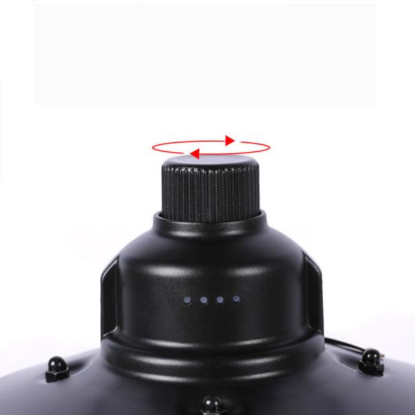 Camping Light Bulb, Iron Abs Type C Rechargeable Power Supply Deluxe Tungsten Portable Led Retro Camping Lights