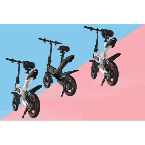 Aluminum Alloy Folding Electric Bicycle Energy Saving Rust Resistance Chain