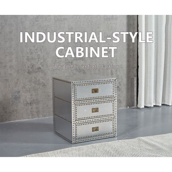 Nidea #310 Industrial Aluminum Handmade Trunk Cabinet Coffee Table Customizable Living Room Villa Furniture for Indoor