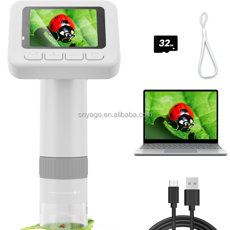 50X-1000X Portable Digital Microscope with 2