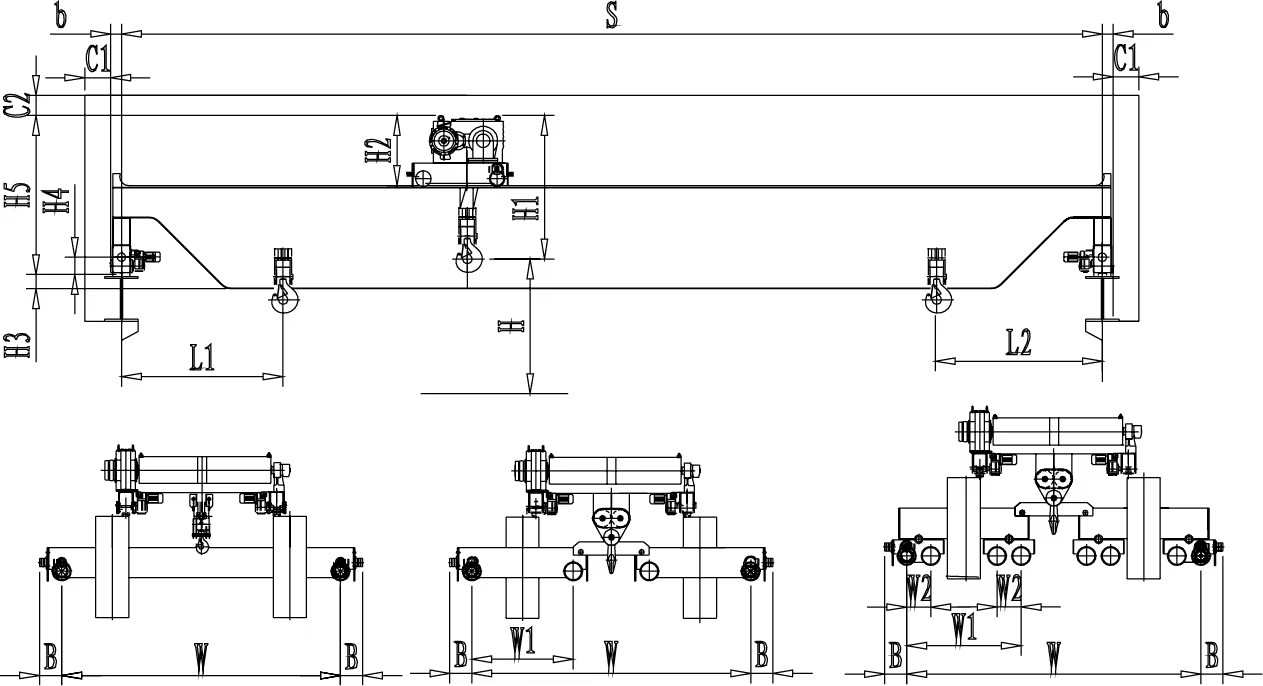 Zehua Crane Controller Cable Of Overhead Crane Loading Amp Lifting Overhead Crane Workshop Equipment