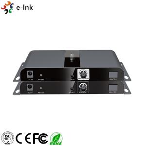 3G / Caixa do metal do prolongamento do conversor da fibra ótica do CCTV de HD