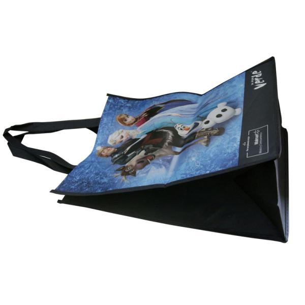 Darkblue 100% enviromental non woven fabric reusable carrier bags water proof