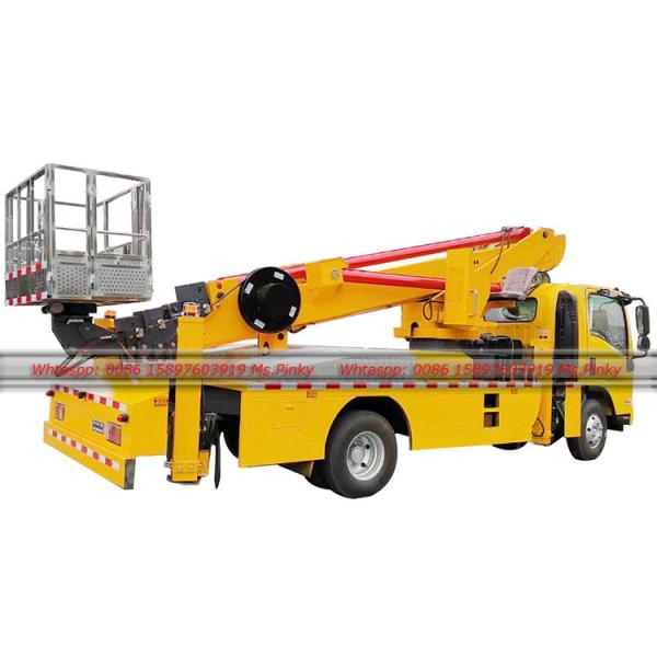 ISUZU ELF Euro 5 Aerial Working Truck 22M 26M 28M 33M 36M ISUZU Aerial Manlift Platform Truck Bucket Aerial Working Car for Sale