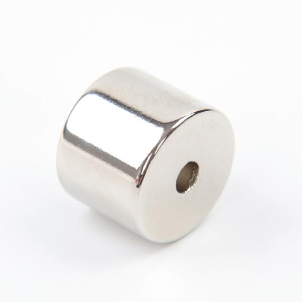 Strong Big Size N35 Neodymium Magnet Ring Shape Nickel Coating