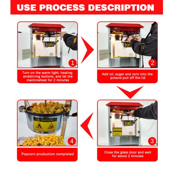 Private Mold Electric Popcorn Machine with 1500W Power and in Guangzho