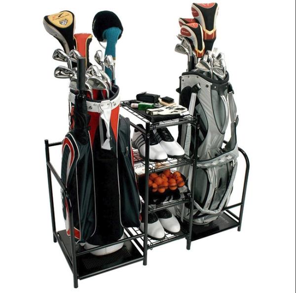 Commercial Golf Club Organizer Rack Painting Surface Indoor Easy To Assemble