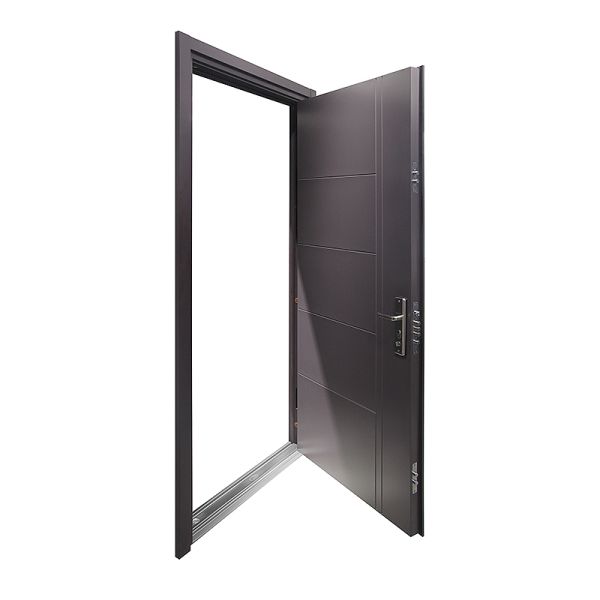 AntiTheft Steel Entry Door Modern Design for Exterior Entries