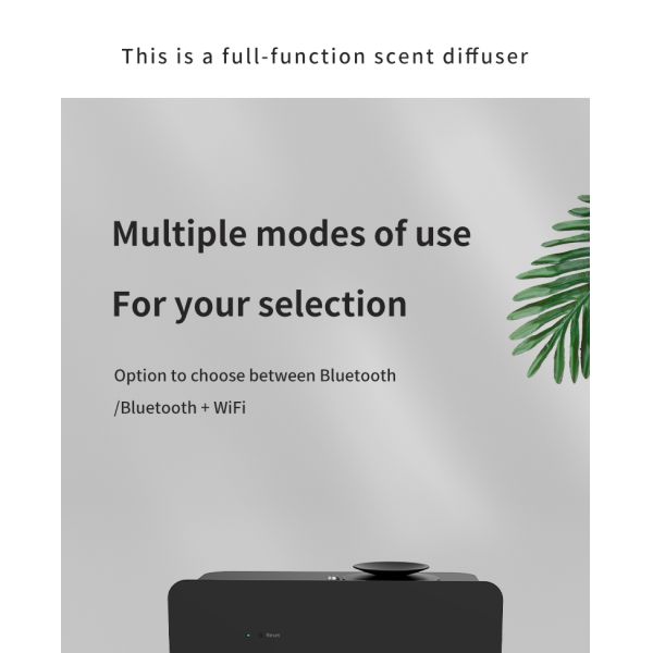 Remote Control Intelligent Aroma Diffuser Machine For Large Room 2000cbm Coverage 500ml