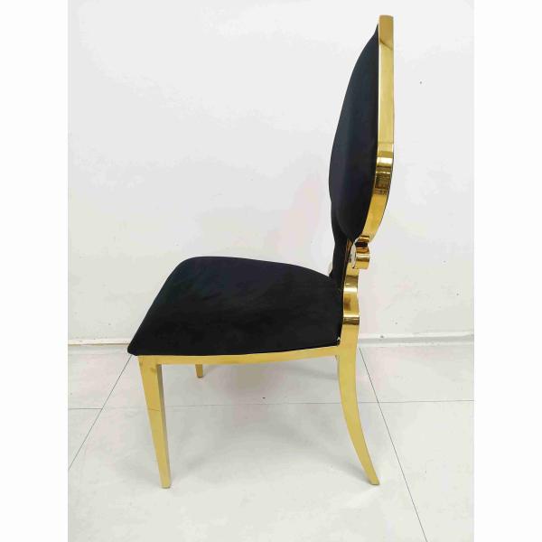 Банкет сердца покера обедая железный каркас нержавеющей стали цвета черноты стула