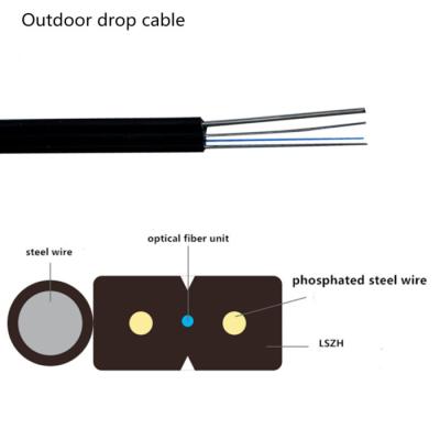 G657A1 Fiber Optic Cable High Quality Drop Cable LSZH Core