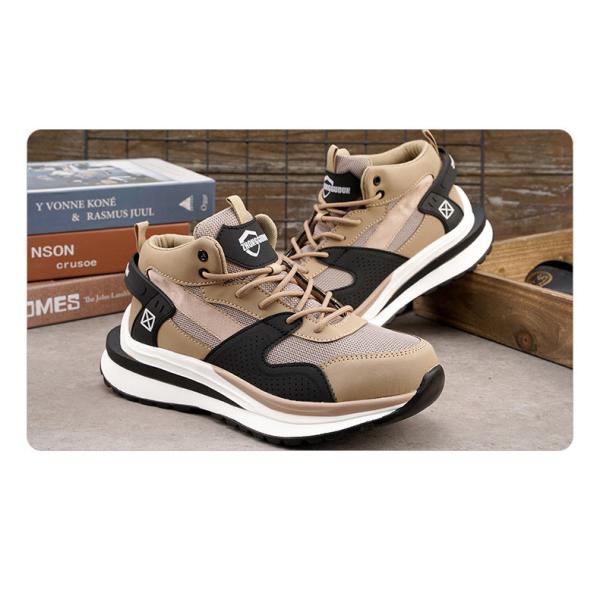 Light Work Shoes Kevlar Anti-proof Safety Sheos Novel Fashionable Mens Comfortable Safety Shoes Practical