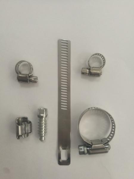 Silver Color Automated Assembly Equipment For Hose Clamp Hoop 5300*1400*1800mm