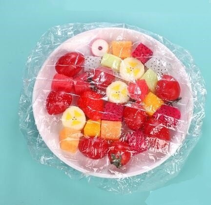 PE Cover for Household Fresh-Keeping Bag Disposable Cover Bath Cap Elastic Bowl Cover