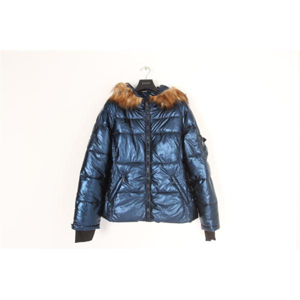 Double Cuff Ladies High Shine Coats And Jackets Clothing 100% Polyester
