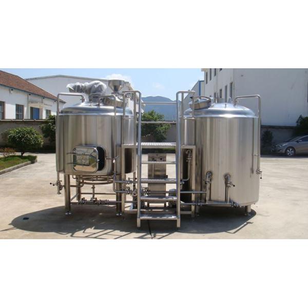 Stainless Steel 2 Vessel Brewhouse With Automatic Brewing System CE Certification