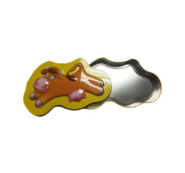 Cute Shape Cartoon Metal Box For Gifts Packaging OEM Accepted Reusable