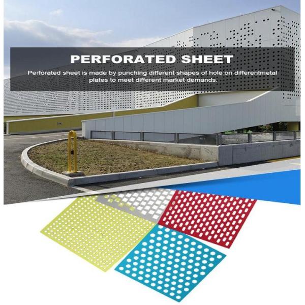 Curtain Wall 5x10ft Perforated Aluminum Composite Panel Water Resistant